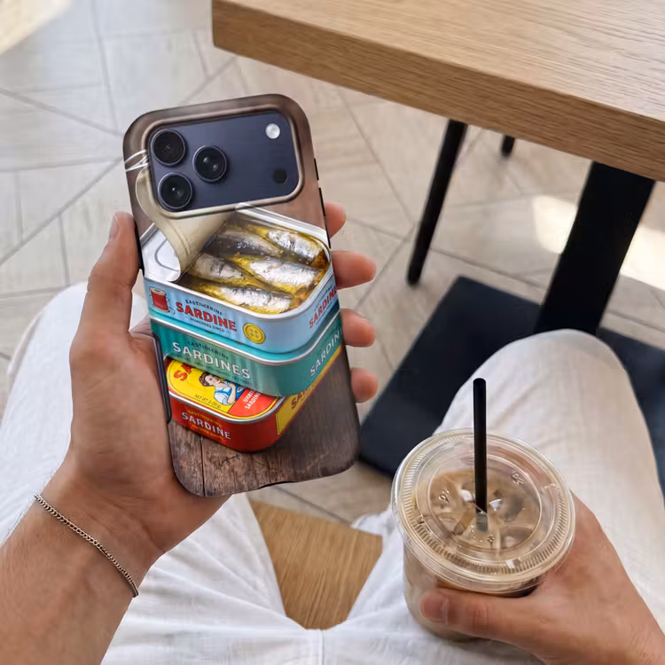 Telefoonhoesje Toughcase - Vis - Blikjes - Keuken — 4