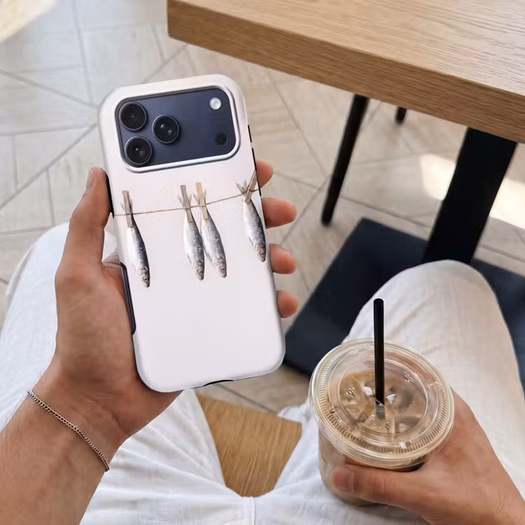 Telefoonhoesje Toughcase - Vis - Hangend - Eten — 4