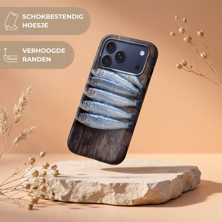 Telefoonhoesje Toughcase - Vis - Hout - Eten — 5