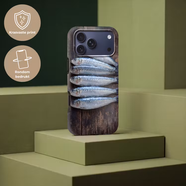 Telefoonhoesje Toughcase - Vis - Hout - Eten — 7