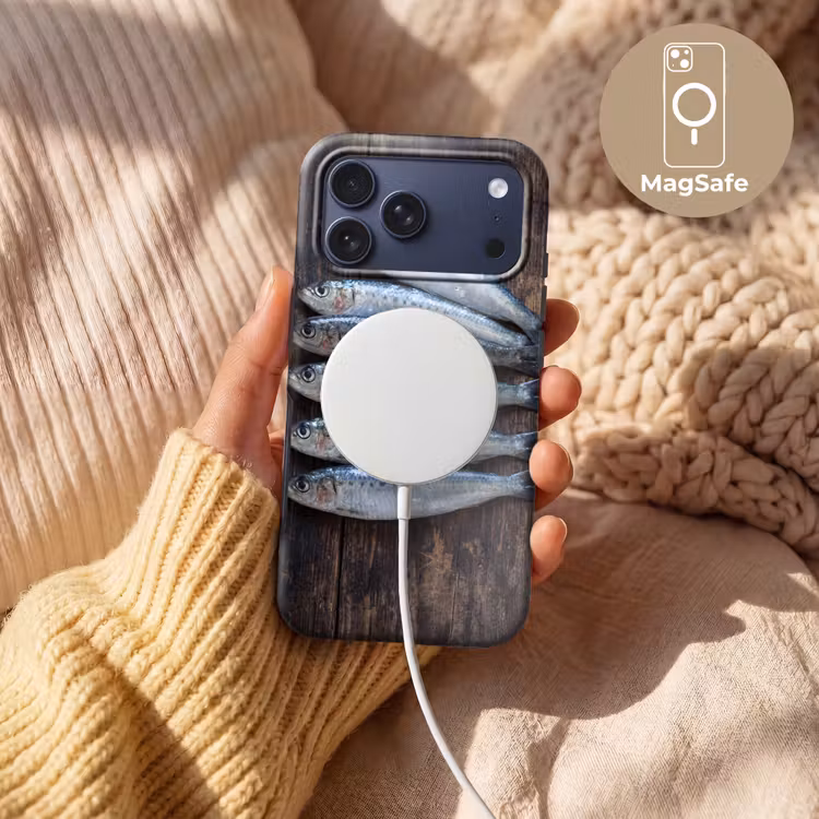 Telefoonhoesje Toughcase - Vis - Hout - Eten — 8