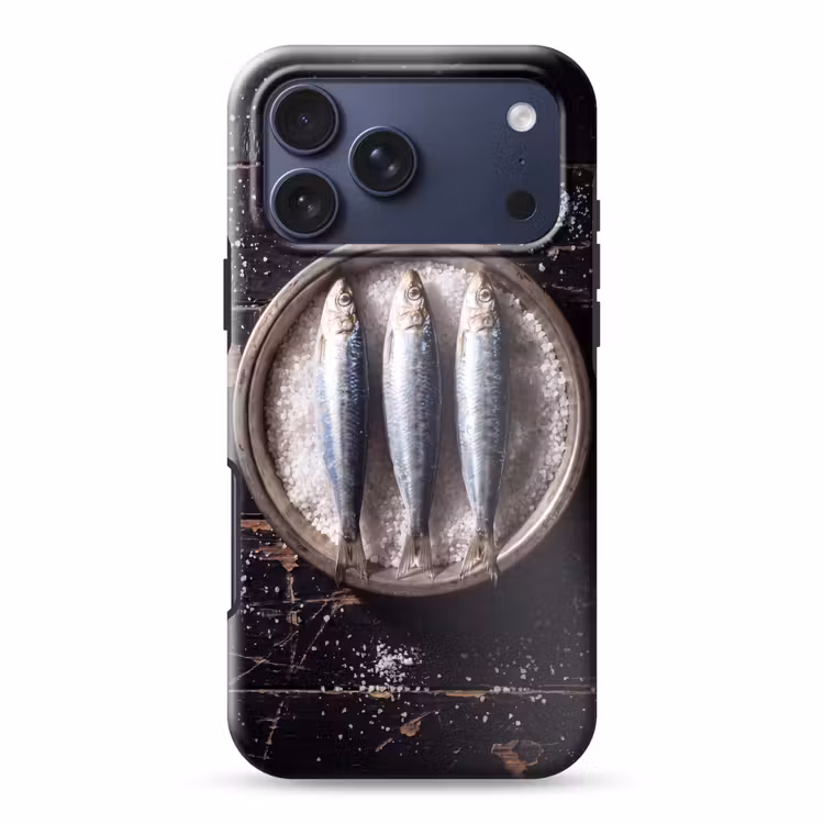Telefoonhoesje Toughcase - Vis - Zout - Eten — 1