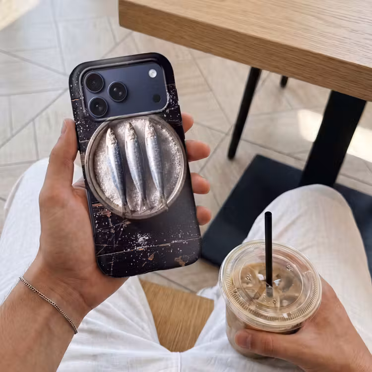 Telefoonhoesje Toughcase - Vis - Zout - Eten — 4