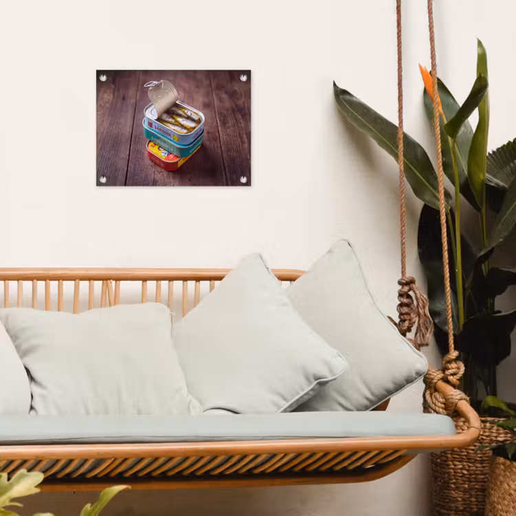 Tuinposter - Vis - Blikjes - Keuken — 5
