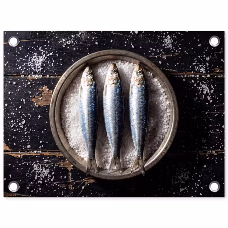 Tuinposter - Vis - Zout - Eten — 1