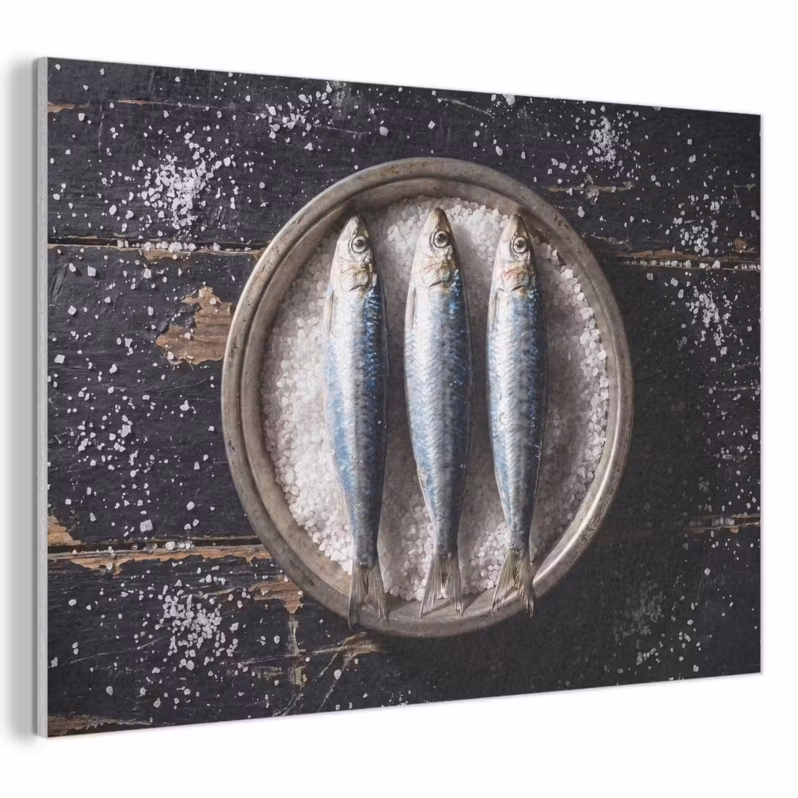 Akoestisch schilderij - Vis - Zout - Eten — 1