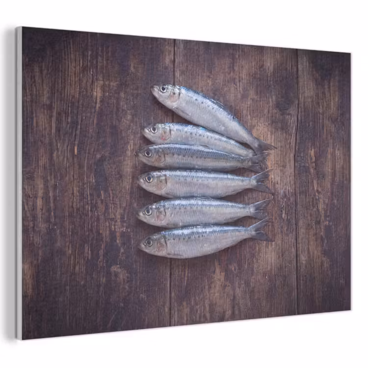 Akoestisch schilderij - Vis - Hout - Eten — 1
