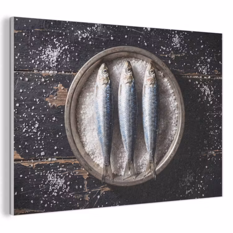 Akoestisch schilderij - Vis - Zout - Eten — 1