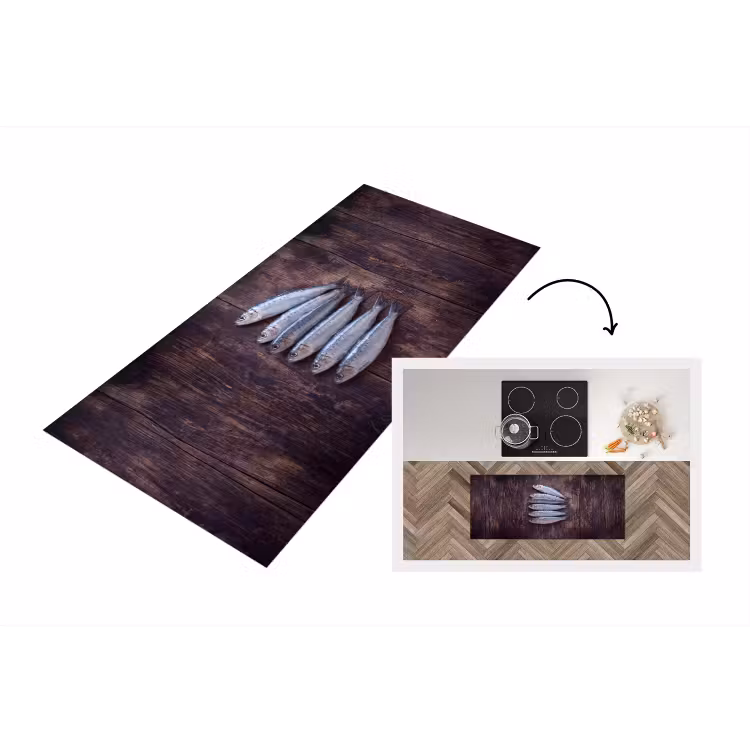 Keukenloper - Vis - Hout - Eten — 1