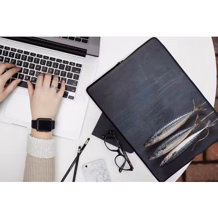 Laptophoes - Drie vissen - Touw — 3