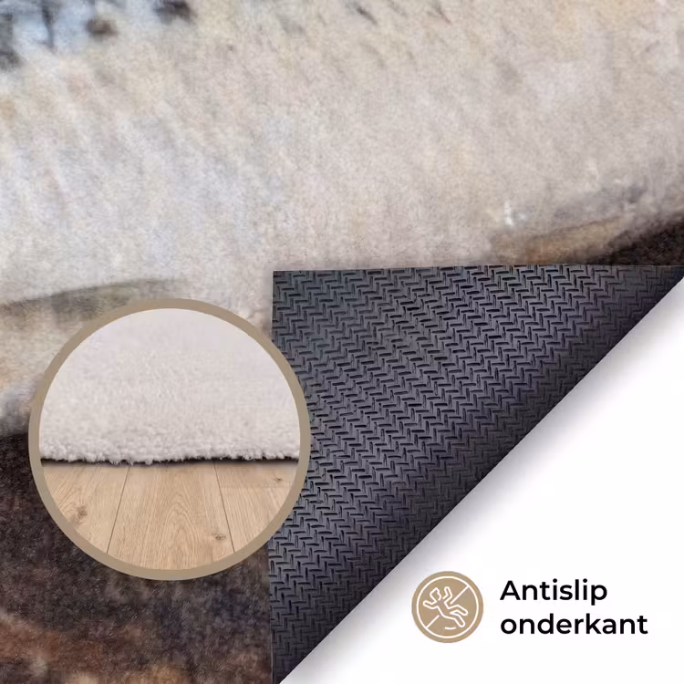 Vloerkleed - Sardientje - krant - snijplank — 4