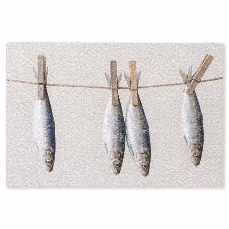 Vloerkleed - Vis - Hangend - Eten — 1