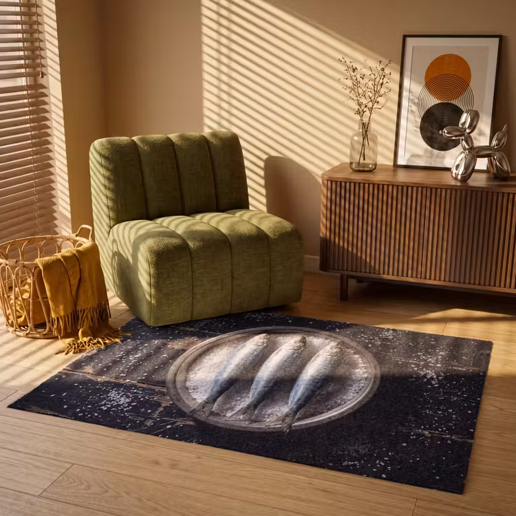 Vloerkleed - Vis - Zout - Eten — 2