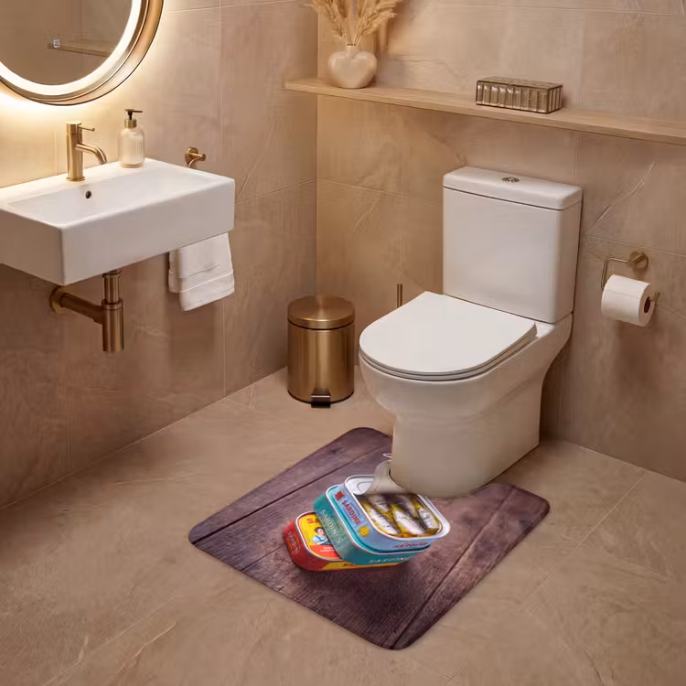 Wc Mat - Vis - Blikjes - Keuken — 3