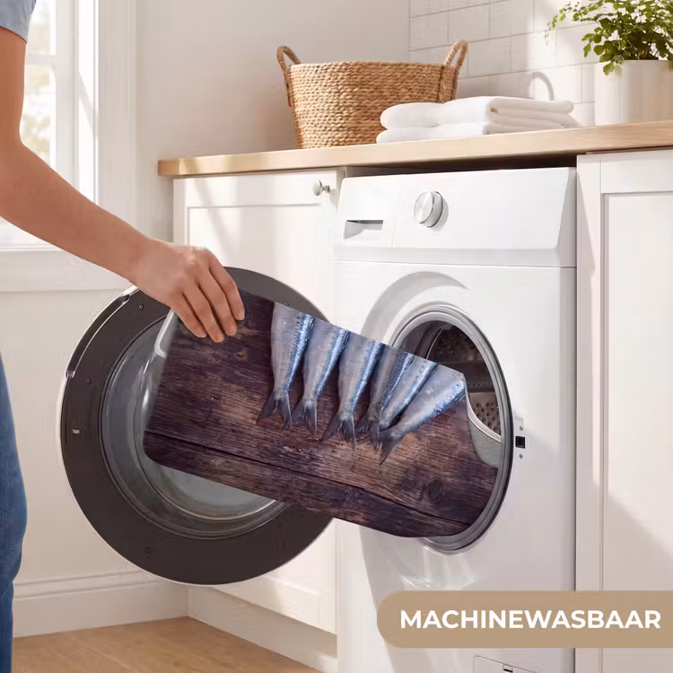 Wc Mat - Vis - Hout - Eten — 6
