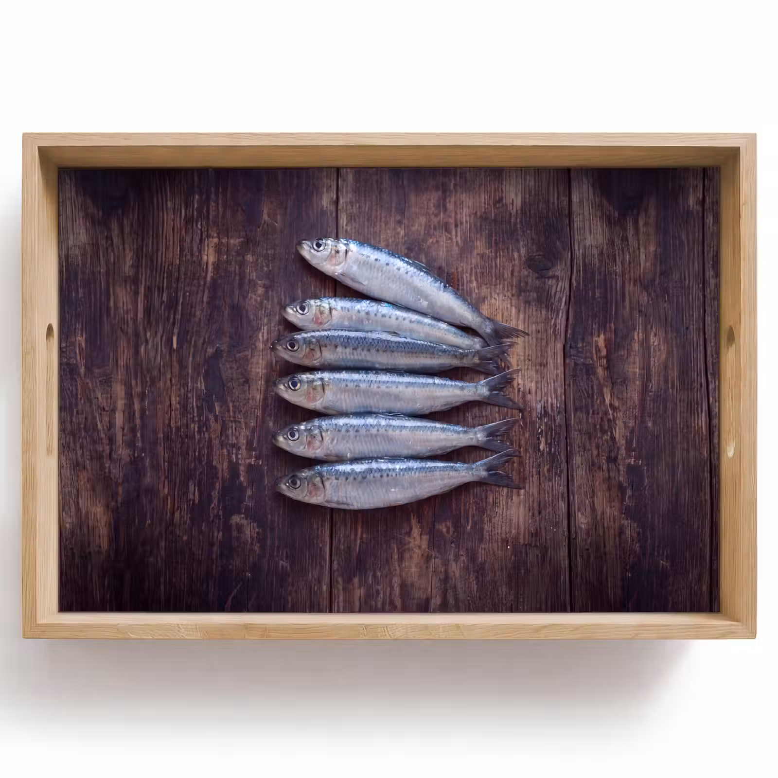 Dienblad - Vis - Hout - Eten — 1