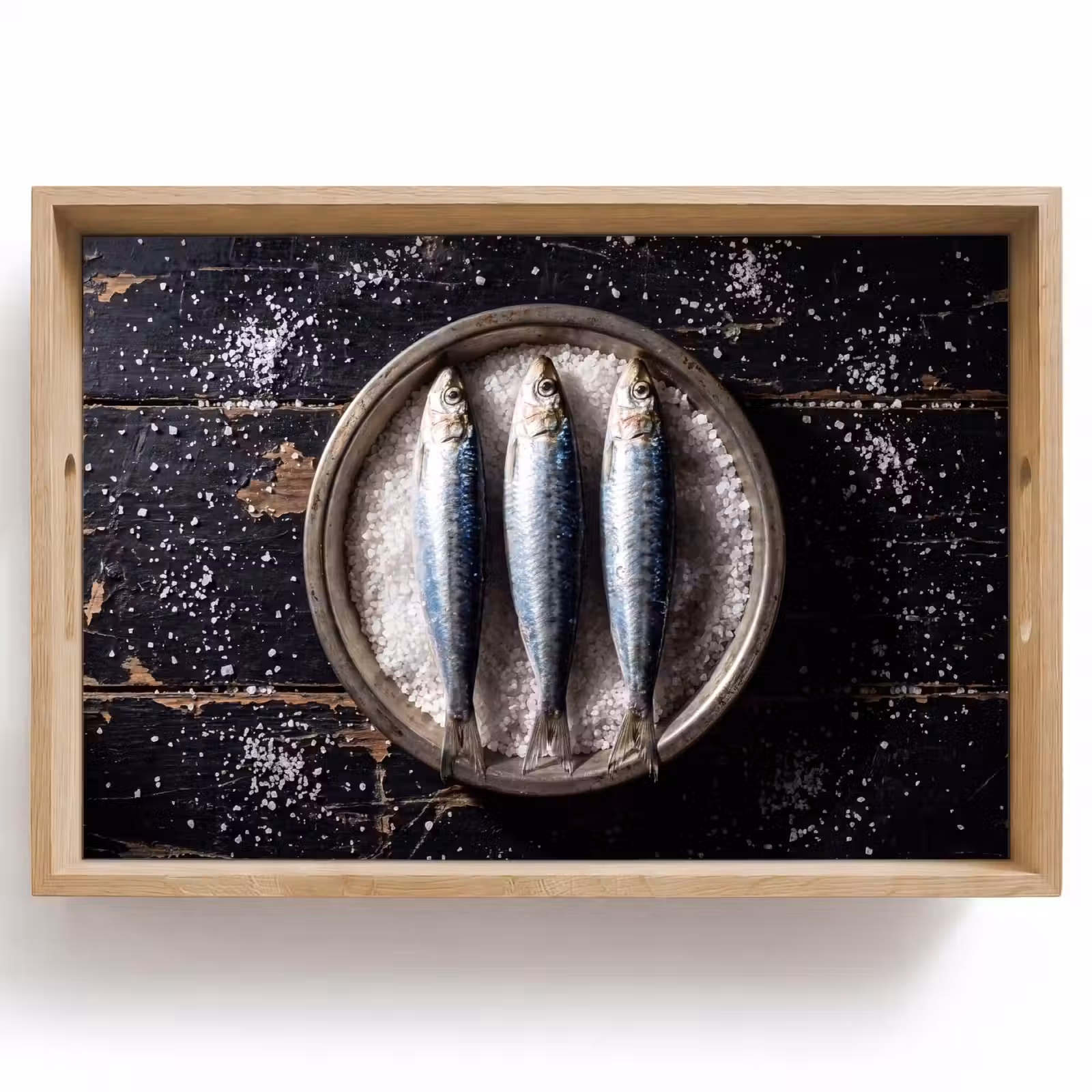 Dienblad - Vis - Zout - Eten — 1