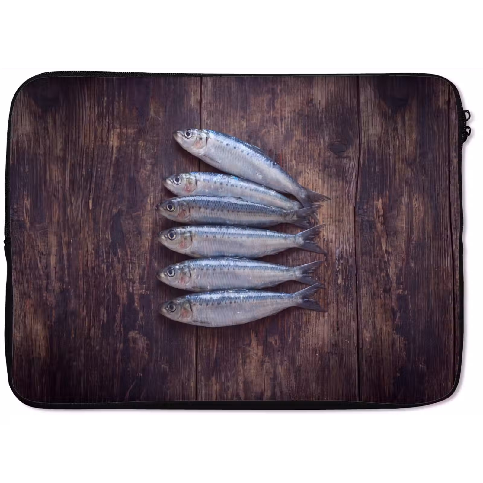Laptophoes - Vis - Hout - Eten — 1