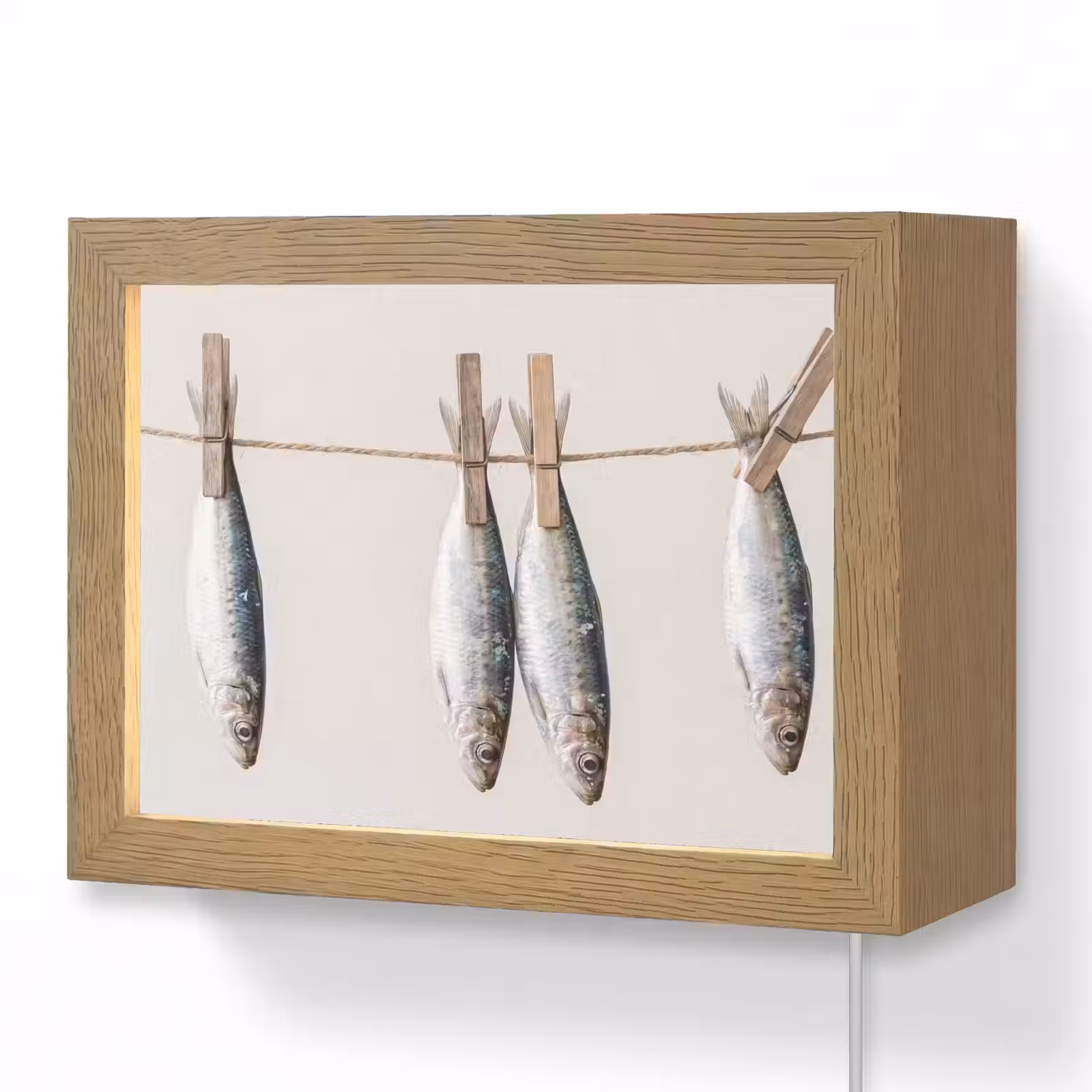 Lightbox - Wandlamp - Vis - Hangend - Eten — 1