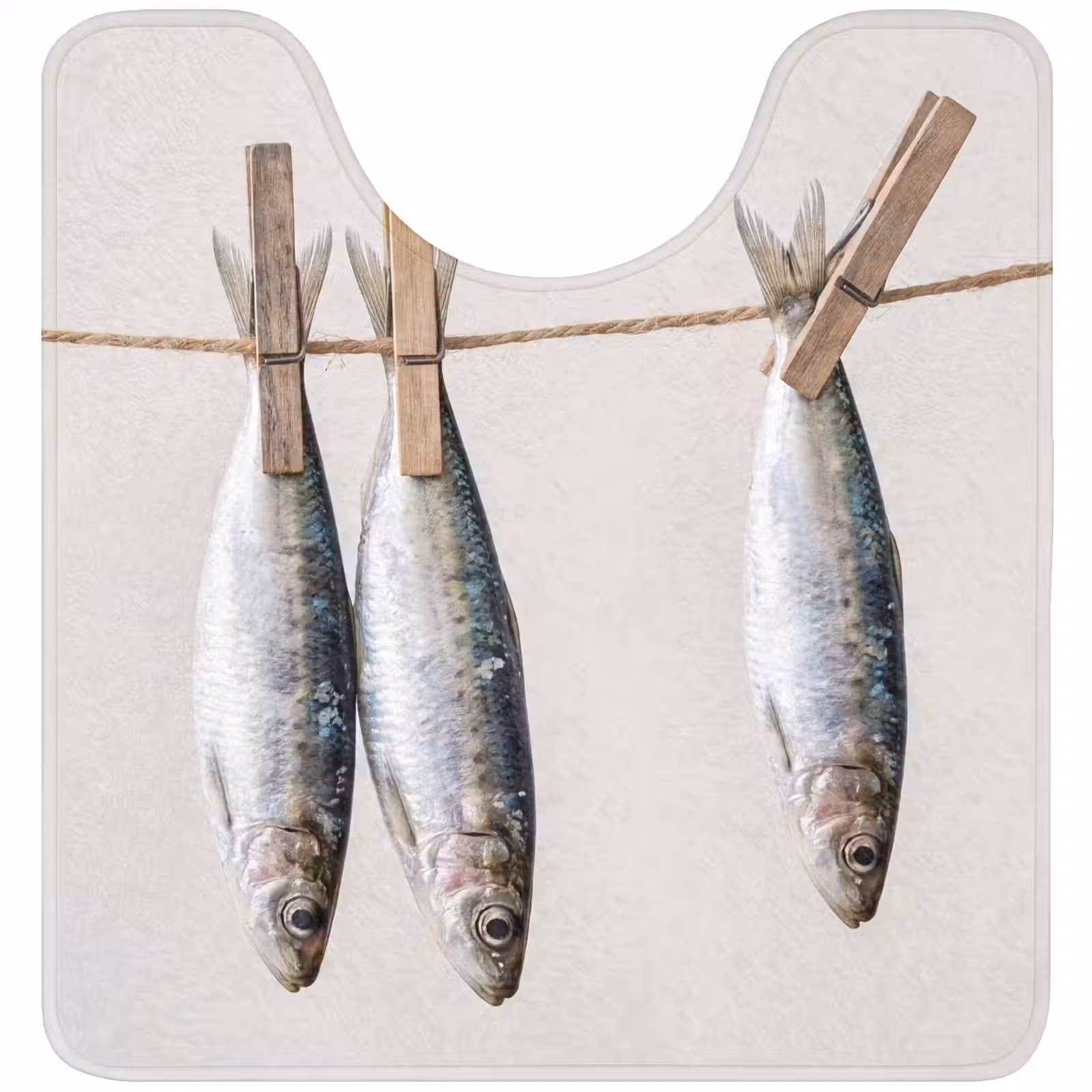 Wc Mat - Vis - Hangend - Eten — 1