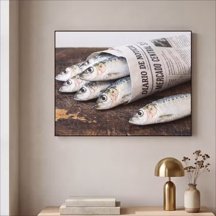 Art Frame - Sardientje - krant - snijplank — 5