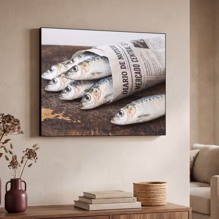 Art Frame - Sardientje - krant - snijplank — 7