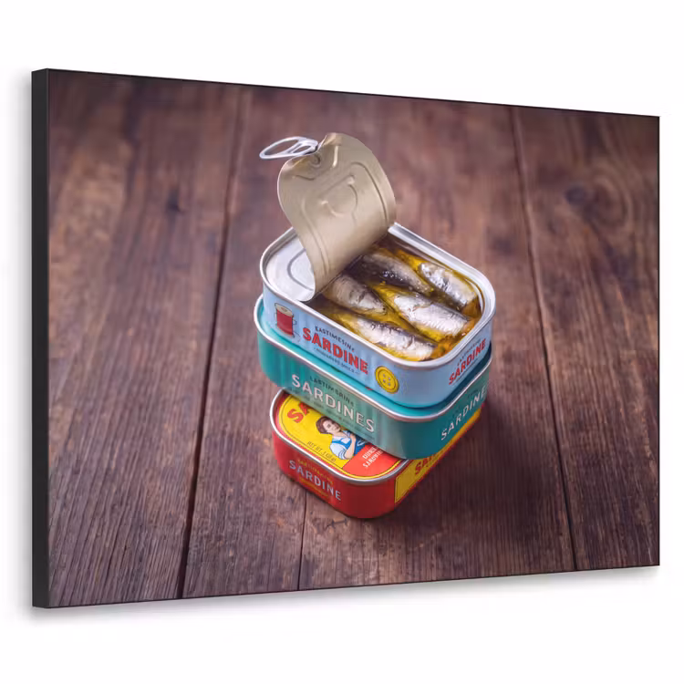 Art Frame - Vis - Blikjes - Keuken — 1