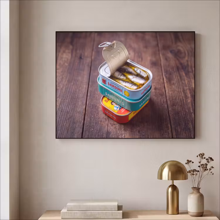 Art Frame - Vis - Blikjes - Keuken — 5