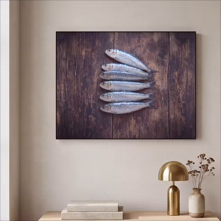 Art Frame - Vis - Hout - Eten — 5