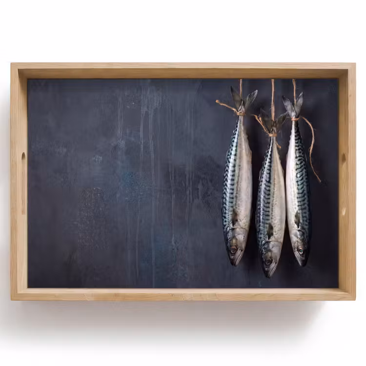 Dienblad - Drie vissen - Touw — 1