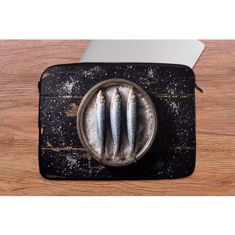 Laptophoes - Vis - Zout - Eten — 2
