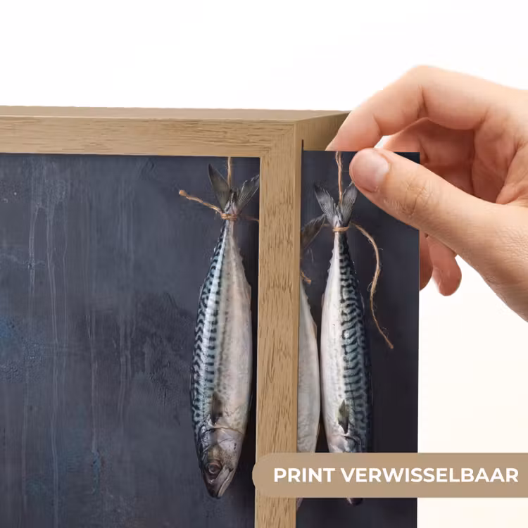 Lightbox - Wandlamp - Drie vissen - Touw — 6
