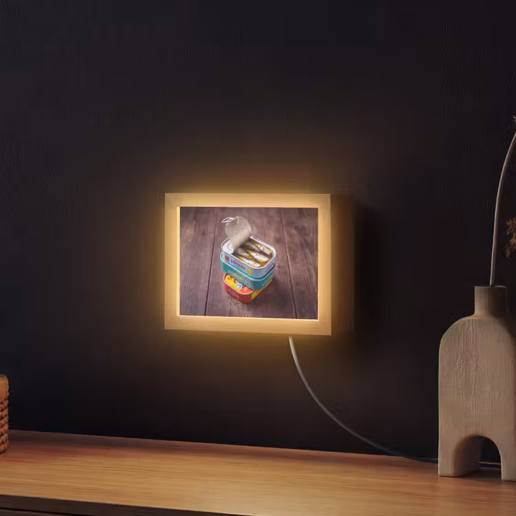 Lightbox - Wandlamp - Vis - Blikjes - Keuken — 2