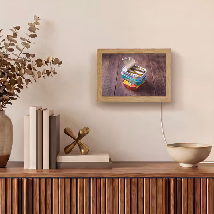 Lightbox - Wandlamp - Vis - Blikjes - Keuken — 4