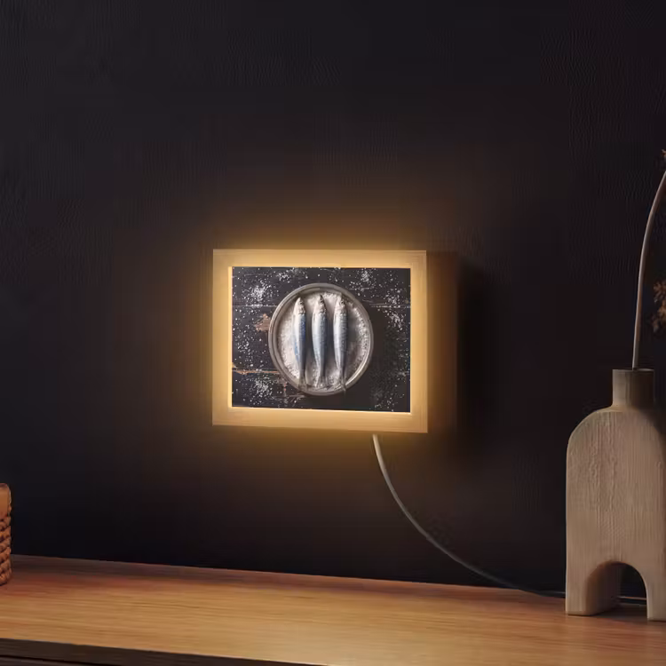 Lightbox - Wandlamp - Vis - Zout - Eten — 2