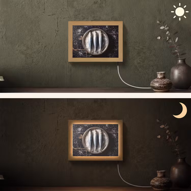 Lightbox - Wandlamp - Vis - Zout - Eten — 3
