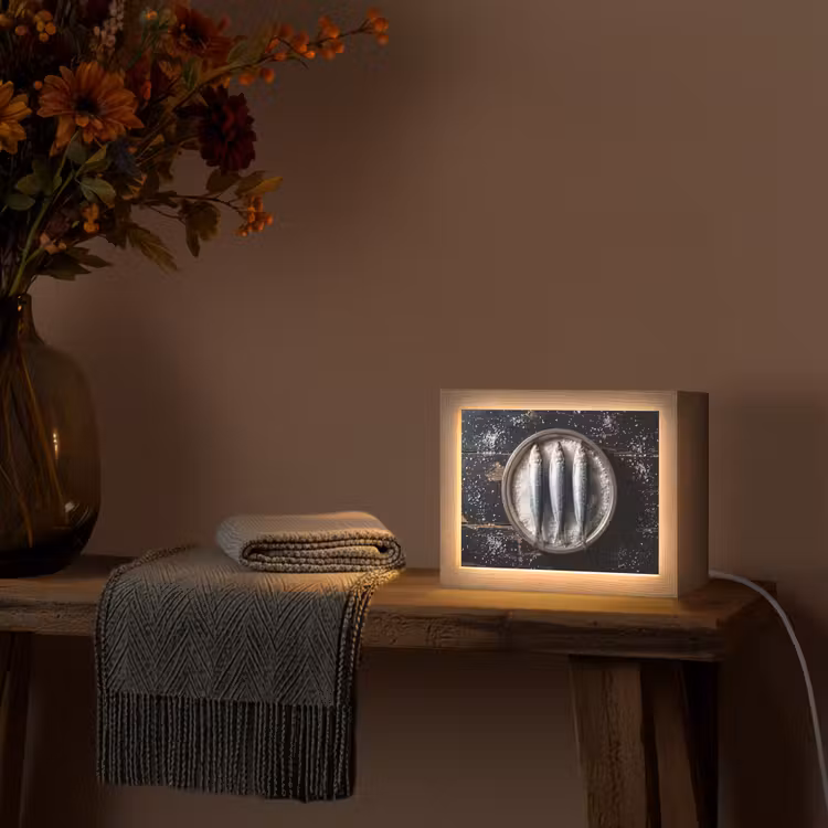 Lightbox - Wandlamp - Vis - Zout - Eten — 5