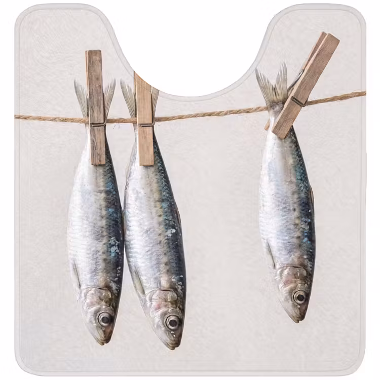 Wc Mat - Vis - Hangend - Eten — 1