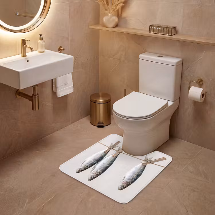 Wc Mat - Vis - Hangend - Eten — 3