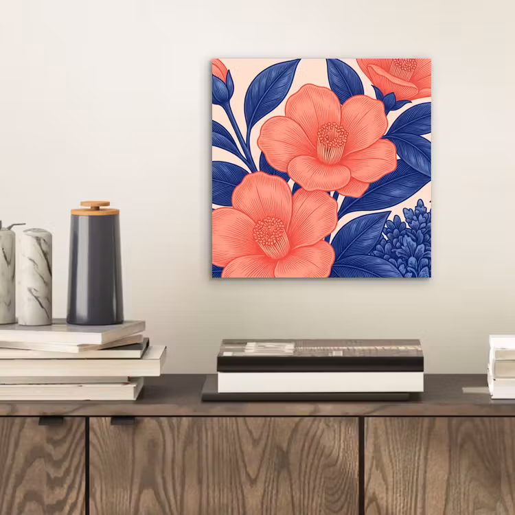 Aluminium schilderij - Bloemen - Bladeren - Botanisch — 2