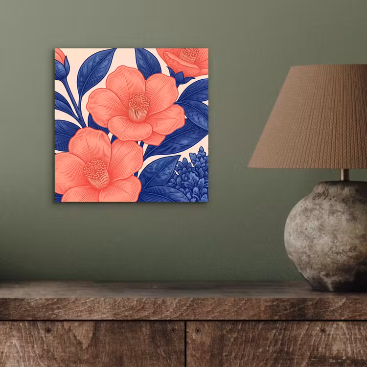 Aluminium schilderij - Bloemen - Bladeren - Botanisch — 3
