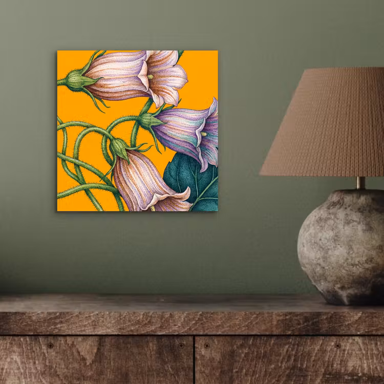 Aluminium schilderij - Bloemen - Botanisch - Geel — 3