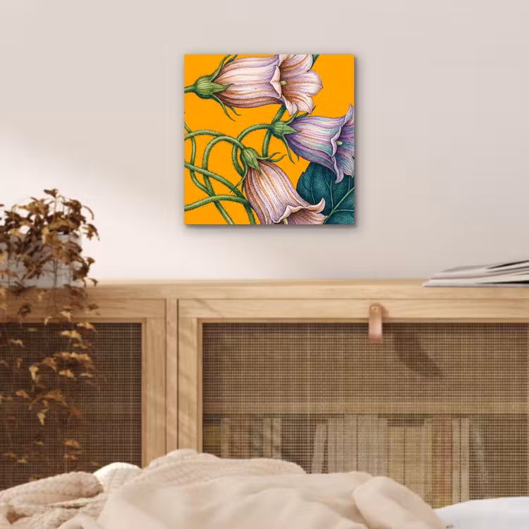 Aluminium schilderij - Bloemen - Botanisch - Geel — 4