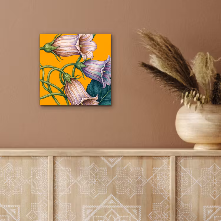 Aluminium schilderij - Bloemen - Botanisch - Geel — 5
