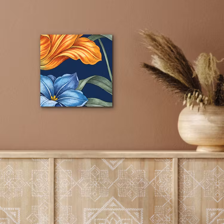 Aluminium schilderij - Bloemen - Botanisch - Patroon — 5
