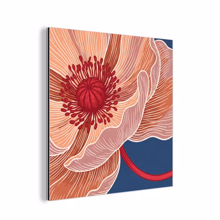 Aluminium schilderij - Bloemen - Modern - Abstract — 1