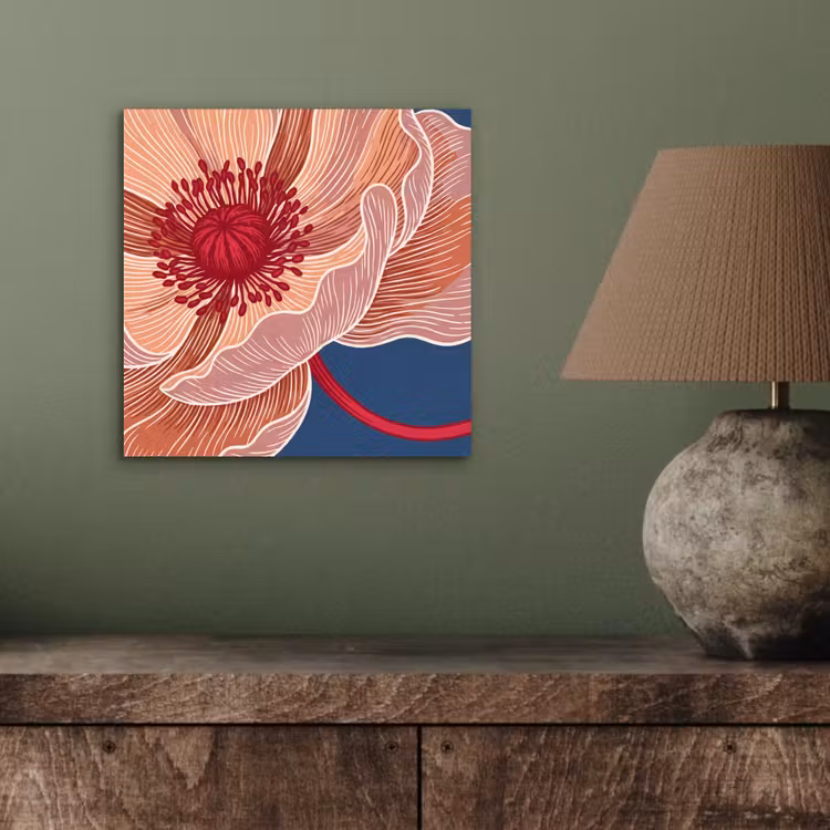 Aluminium schilderij - Bloemen - Modern - Abstract — 3