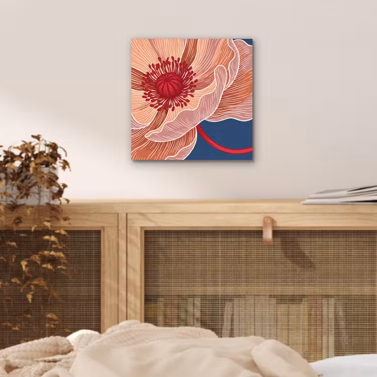 Aluminium schilderij - Bloemen - Modern - Abstract — 4