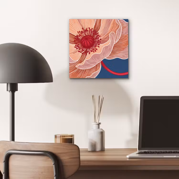 Aluminium schilderij - Bloemen - Modern - Abstract — 6