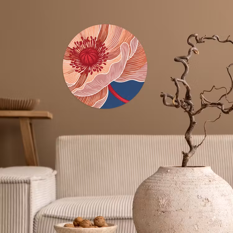 Behangcirkel - Bloemen - Modern - Abstract — 2